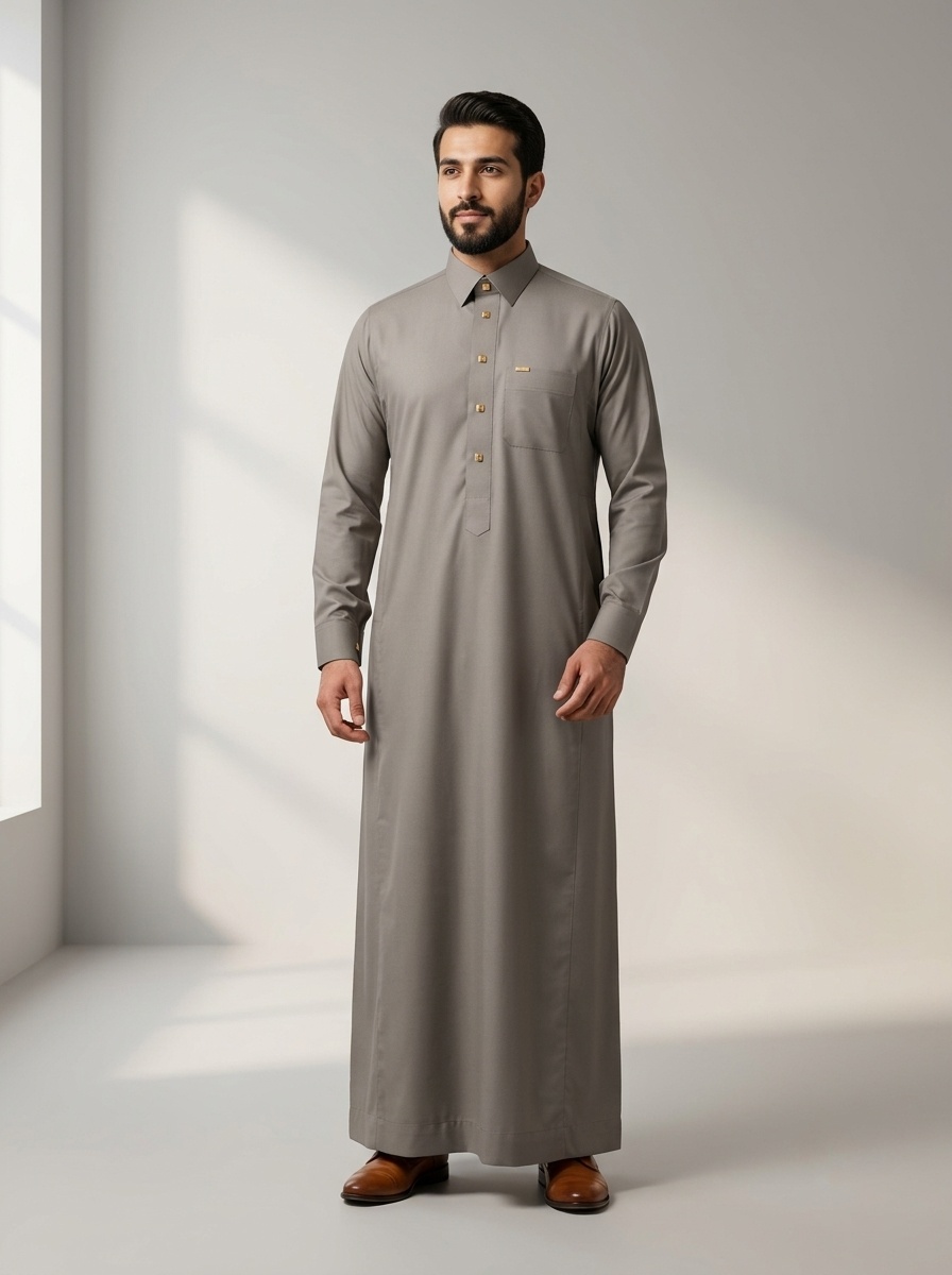 Premium Amber Ash Arabian Jubba